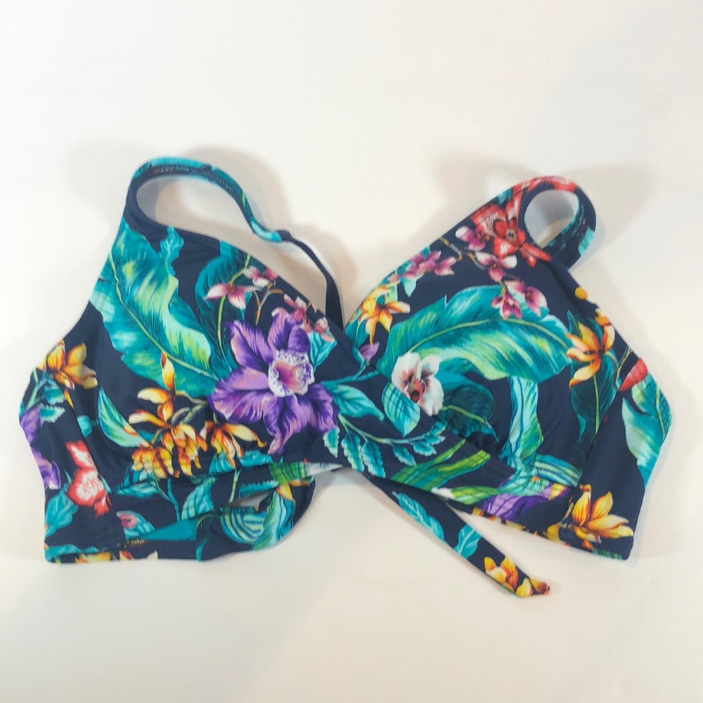 NWOT Coastal Blue Bikini Top M 8 - 10